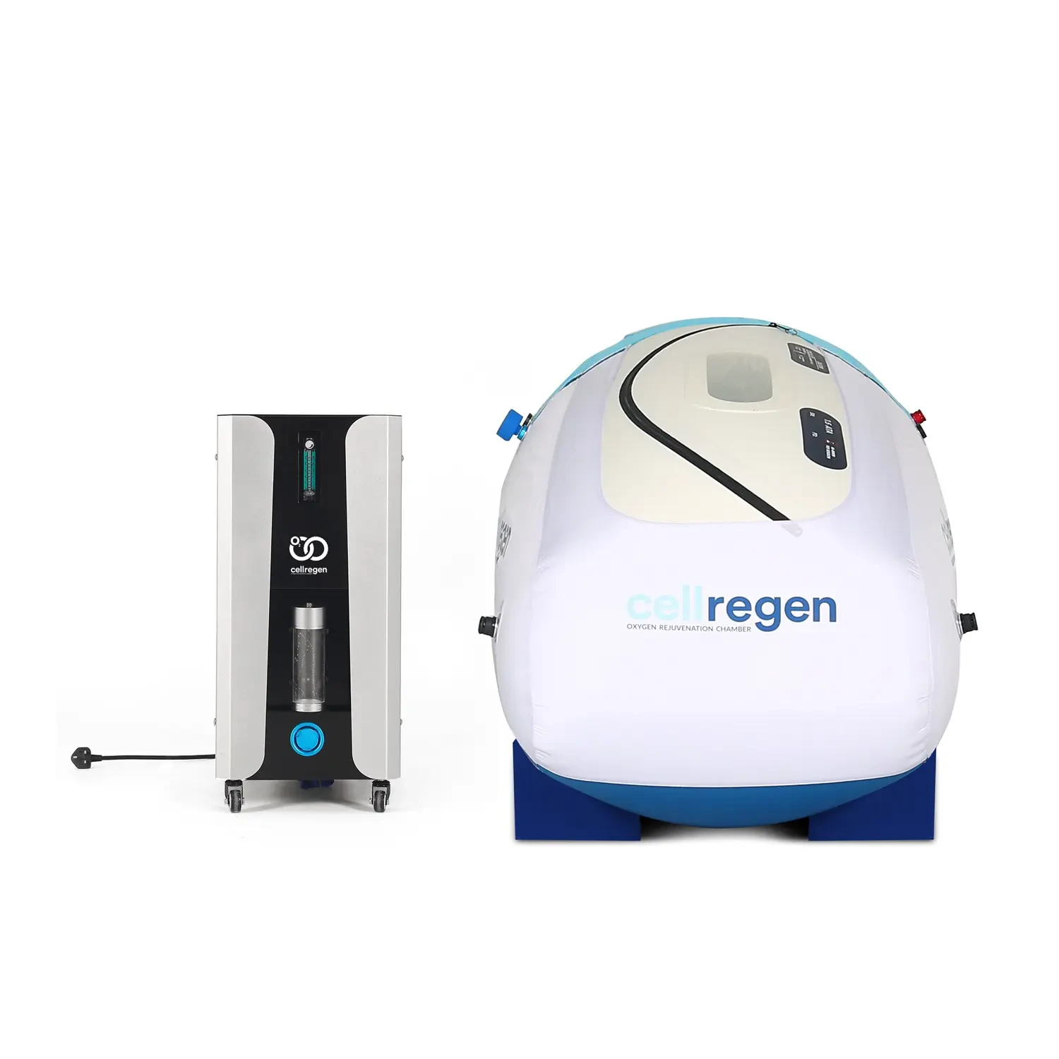 Soft-shell hyperbaric oxygen chamber view 2